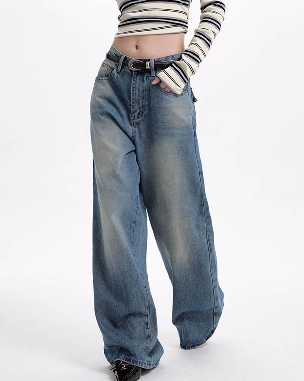 basic things baggy jeans