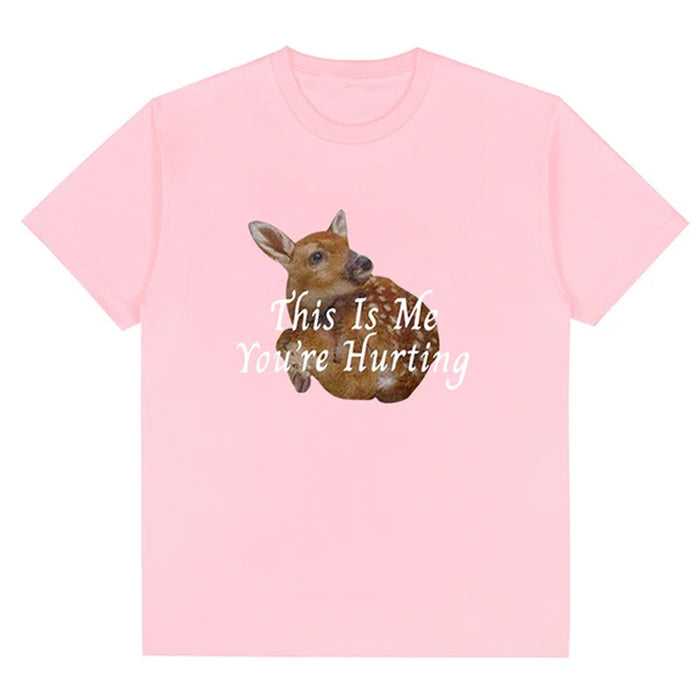this is me you're hurting graphic t shirt