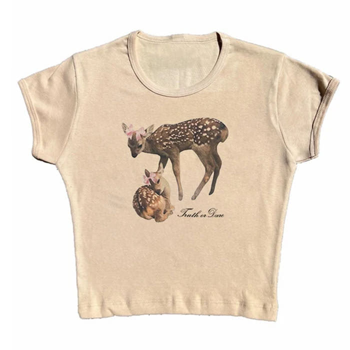 truth or dare fawn tee